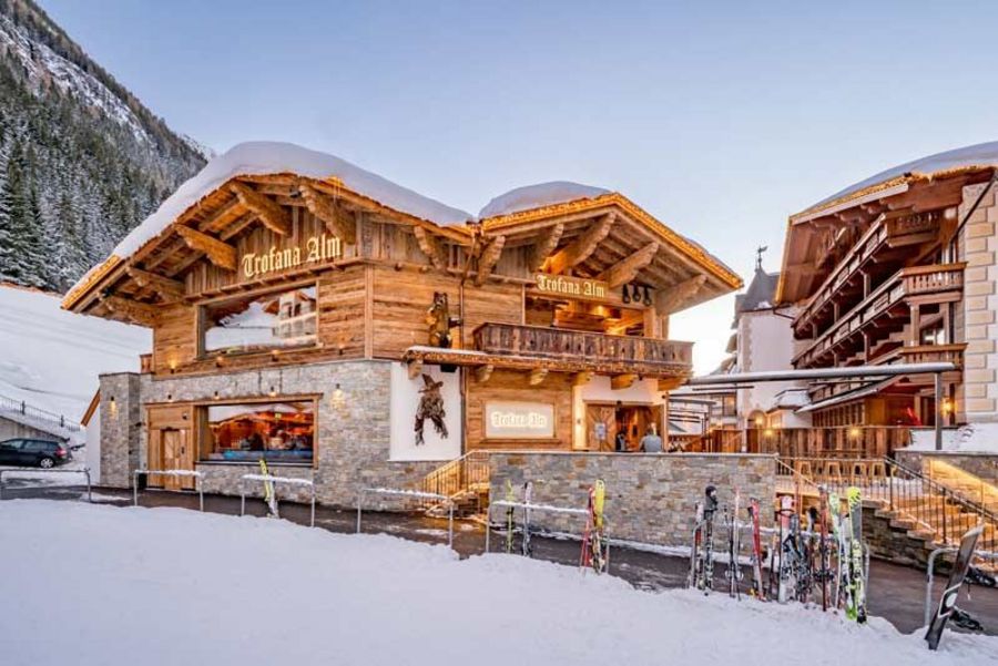 Hotel Trofana Alm Winteransicht Hotel Trofana Alm Winteransicht