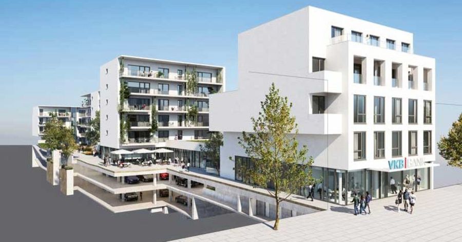 Volkskreditbank Bauprojekt VKB Wels, Kaiser-Josef-Platz Volkskreditbank Bauprojekt VKB Wels, Kaiser-Josef-Platz