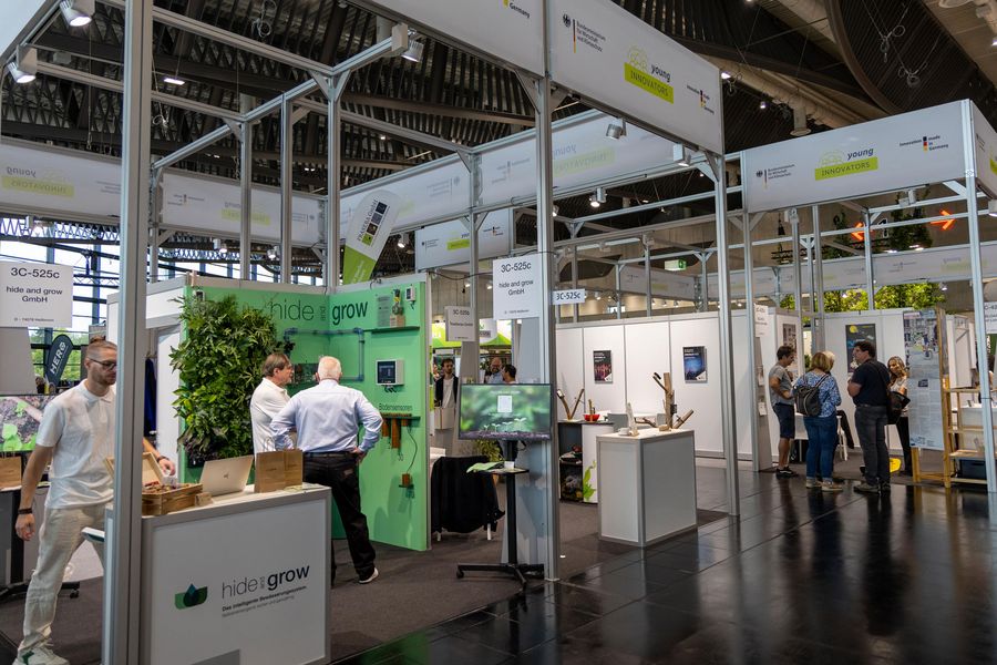 Young Innovators auf der GaLaBau Young Innovators Bereich auf der GaLaBau mit Start-ups und digitalen Lösungen für den Garten- und Landschaftsbau