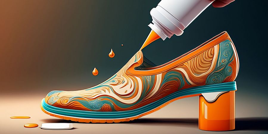 Schuh-Kleber Schuh-Kleber