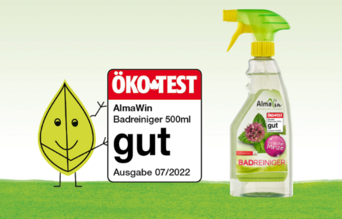 ÖKOTEST GUT FÜR UNSEREN BADREINIGER ÖKOTEST GUT FÜR UNSEREN BADREINIGER