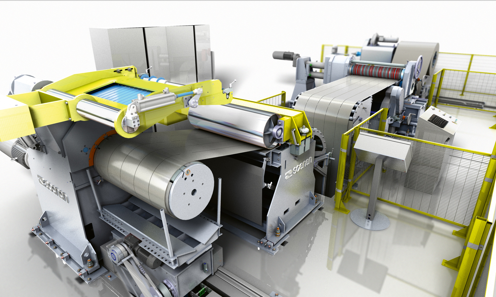 Soenen Technology nv. Längsteilanlage 