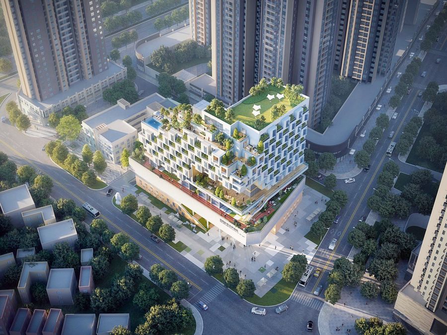 Nickl & Partner Architekten AG Longgang Elderly and Nursing Home