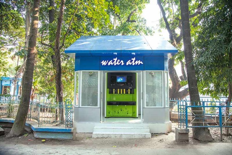 Harbauer - Waterkiosk in Kalkutta Harbauer - Waterkiosk in Kalkutta