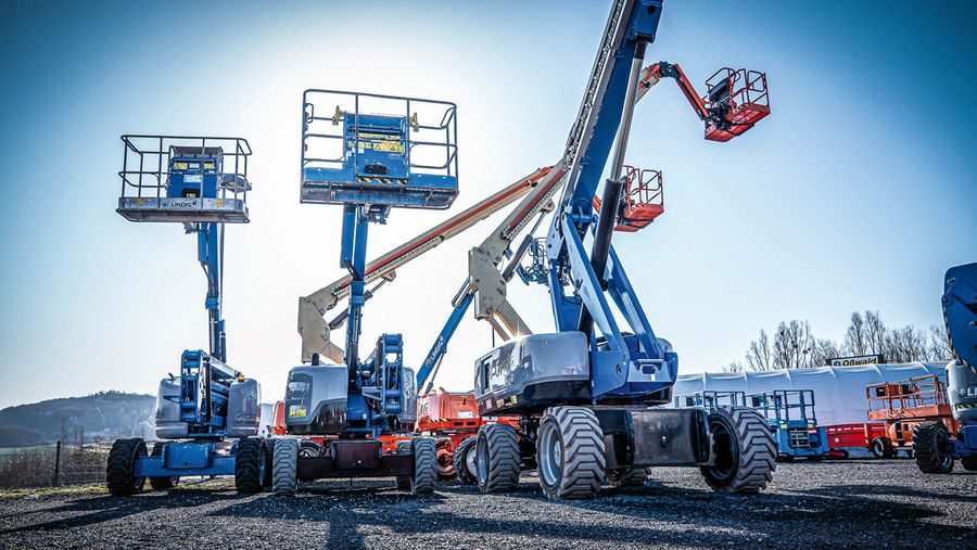 Arbeitsbühnenmietpark von LINDIG Fördertechnik Arbeitsbühnenmietpark von LINDIG Fördertechnik
