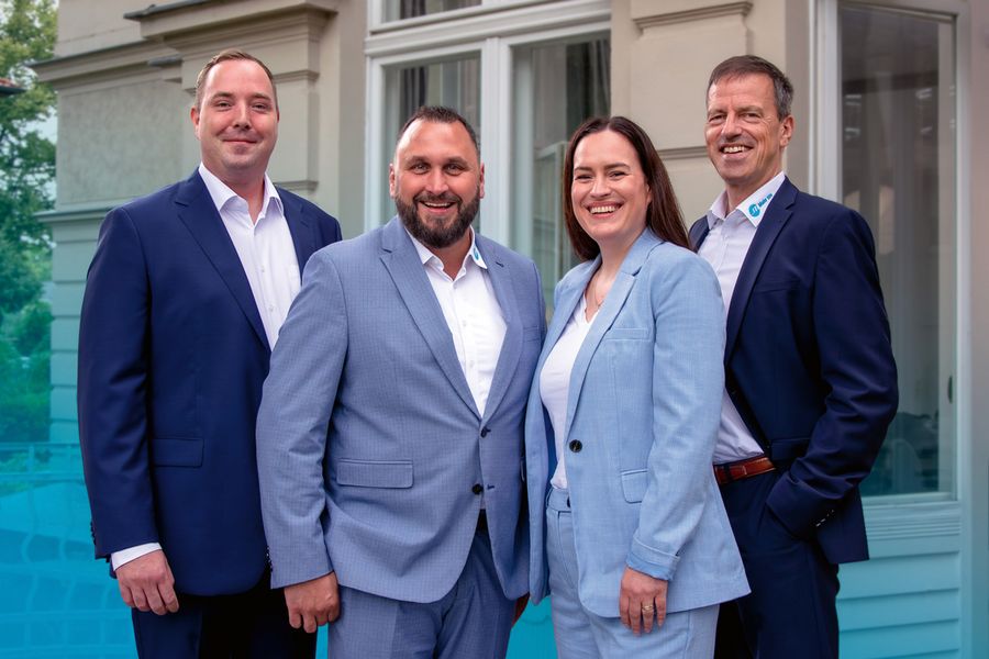Das Management-Team um Pascal Kube: Nicolas Herpel (COO), Danjela Bakovic (CHRO) und Marc-Michael Braun (CFO) Das Management-Team um Pascal Kube: Nicolas Herpel (COO), Danjela Bakovic (CHRO) und Marc-Michael Braun (CFO)
