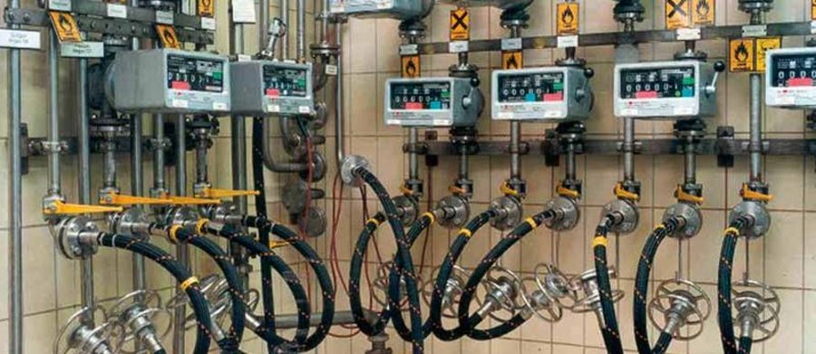Gather Industrie Abfüllanlage für Lösungsmittel Gather Industrie Abfüllanlage für Lösungsmittel