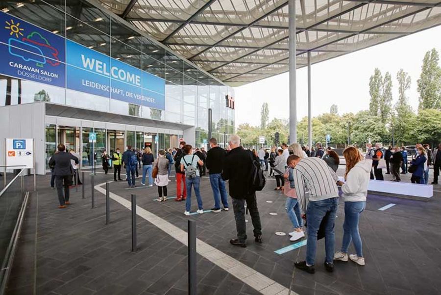 Messe Düsseldorf GmbH Eingang zur Caravan Messe Düsseldorf GmbH Eingang zur Caravan