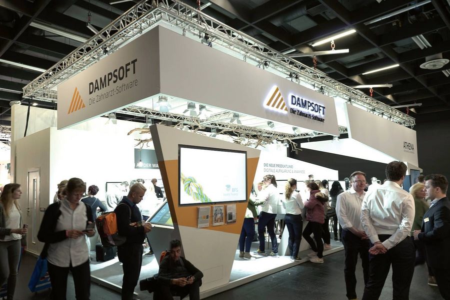 Dampsoft - Messestand IDS