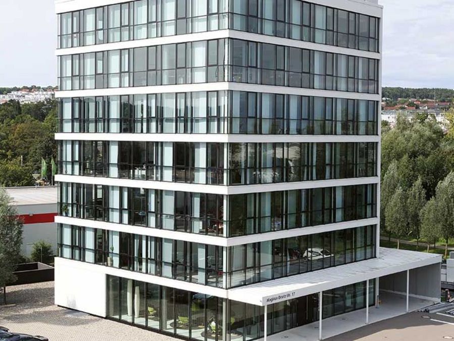 Der IT-Informatik Firmensitz in der Magirus-Deutz-Straße Der IT-Informatik Firmensitz in der Magirus-Deutz-Straße