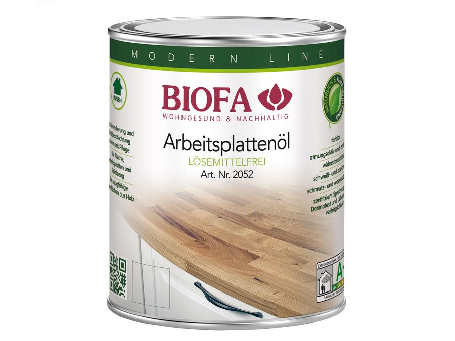 BIOFA Arbeitsplattenöl 2052 lösemittelfrei BIOFA Arbeitsplattenöl 2052 lösemittelfrei