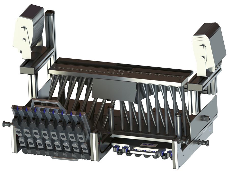 BARTH Mechanik GmbH Ablagesystem Spritzgussmaschine