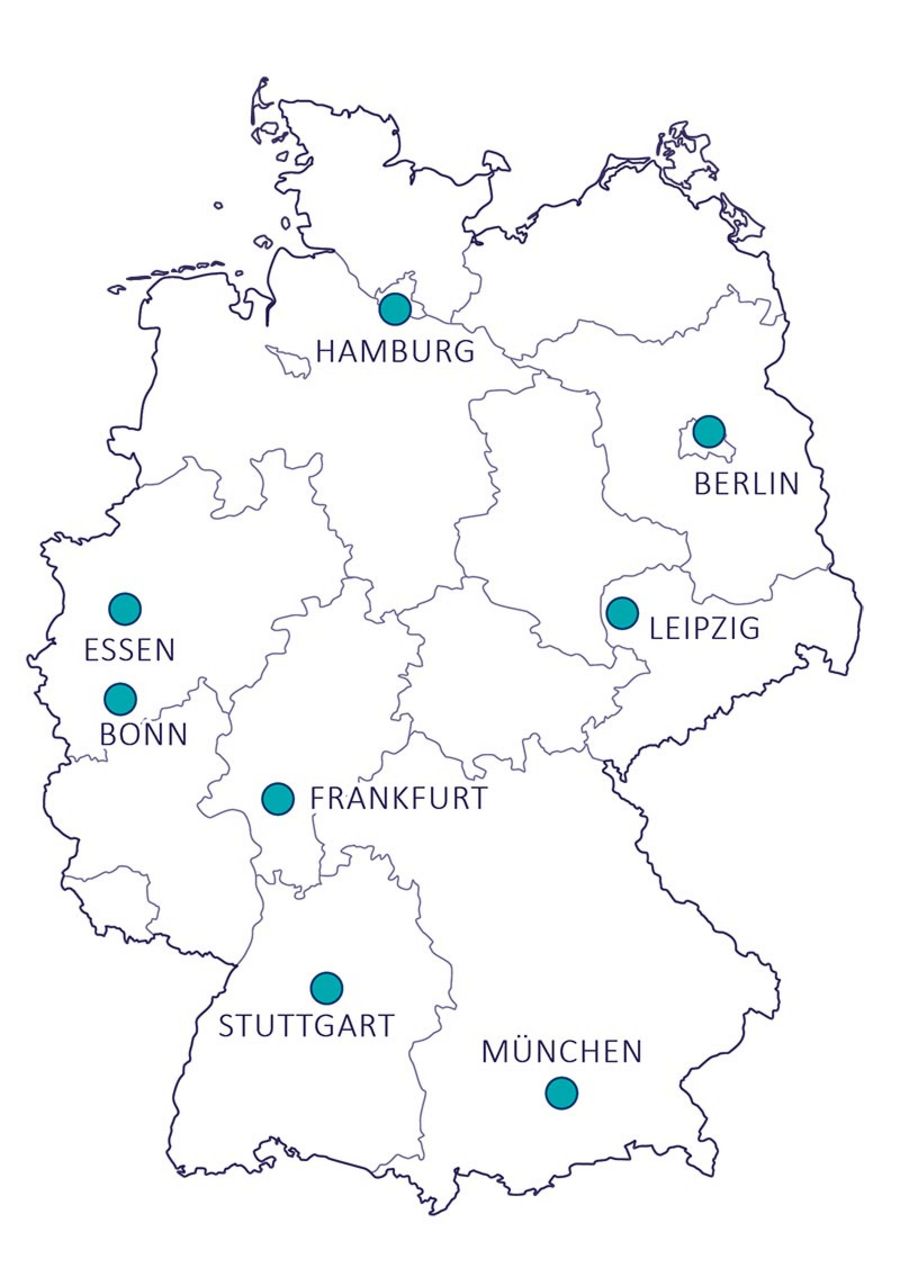 Die Value AG ist deutschlandweit vertreten Die Value AG ist deutschlandweit vertreten