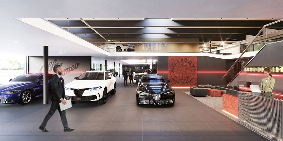 Lindengut-Garage AG neuer Showroom innen