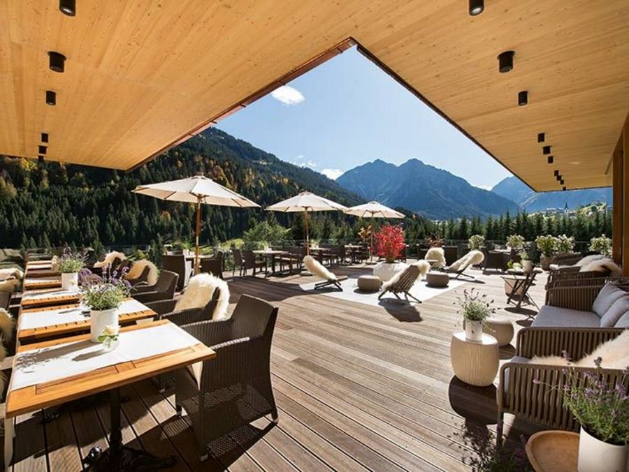 Walserhof Terrasse
