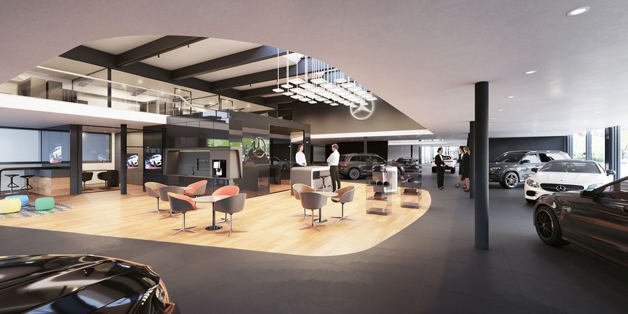 Lindengut-Garage AG neuer Showroom innen